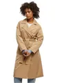 Urban Classics Damen Mantel Ladies Trenchcoat, trendiger Damen Mantel mit Bindegürtel, Regular Fit, Größen XS - 5XL