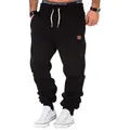 REPUBLIX Jogginghose STANLEY Herren Basic Sporthose Trainingshose schwarz L