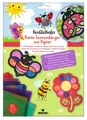 Krabbelkäfer Bunte Sonnenfänger aus Papier, Bastelset für 20 bunte Fensterbilder
