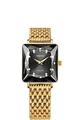 JOWISSA Schwarz/Gold Facet Princess Schweizer Damenuhr J8.064.M