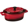 Butlers Auflaufform, Rot, Stein, 9x7x14 cm, Kochen, Auflaufformen
