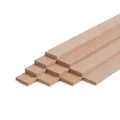 Woodsellers® 10er‑Set Holzleisten Buche gehobelt 500 × 25 × 8 mm – Massivholzleisten naturbelassen & verleimfertig – für Möbelbau, Innenausbau & DIY‑Projekte