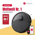 roborock Q5 Pro Staubsauger Roboter 5500Pa mit wischfunktion, saugroboter wischroboter mit DuoRoller-Bürste, PreciSense-LiDAR-Navigation, 3D Mapping - Schwarz