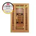 Artsauna Infrarotkabine Nyborg S120V Vollspektrumstrahler & Ambiente LED Beleuchtung - Kabine für 2