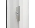 Nebeneingangstür Missouri weiß/weiß 980 x 1980 mm rechts 1/3 Glas mit 5-fach Verriegelung