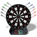 Ruthless - Ruthless R600 Elektronische Dartscheibe - Softspitze - inkl. 4 Sätze Dartpfeile - für 8 Spieler - 27 Spiele