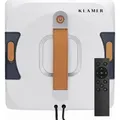 KLAMER Fensterputzroboter, Kompakter Fensterroboter mit automatischer Kanten-Erkennung, Dual Sprühsystem, Intelligenter Pfadplanung & Absturzsiche... - Weiß