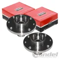 2x MAPCO RADNABE VORNE BEIDSEITIG passend für FIAT FIORINO | 26040