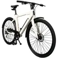 Keskin E-Bike cBike 1 27,5“ City-Bike Elektrofahrrad Elektrobike Hardtail Pedelec Fahrrad Mittelmotor bis zu 70km LCD Display StVZO App Bluetooth... - Weiß