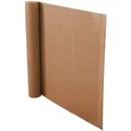 KARAT PVC Sichtschutzzaun Blickdicht für Garten und Balkon Braun 150 x 300 cm