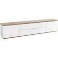 Tv-board Mit 2 Türen Und 2 Klappen 240x51x40,5 Cm