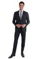 Steffen Klein Herren Anzug - Regular Fit - Größe 50 - Zweiteiler Business Anzug - Elastischer Komfort - Klassischer Schnitt - Marine