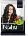 1 Nisha Schwarzes Haar-Henna mehndi met goedheid van 9 kruiden 100% reines Henna
