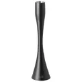 Fink Kerzenhalter für Stabkerzen 30x7 cm schwarz matter Aluminium Kerzenständer