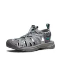 KEEN Herren TARGHEE III Wasserabweisend Wanderschuh MITTELGRAU/PFAUENGRÜN 43