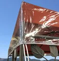 QUICK STAR Pavillon Schutzhaube 3x3m Wasserdicht Transparent