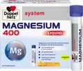 Doppelherz system Magnesium 400 Liquid mit Orange-Lemon-Geschmack für Muskeln und Nervensystem, 30 St. Trinkfläschchen