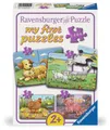 Ravensburger 04041 Kleine Bauernhoftiere Puzzle Teileanzahl 2, 4, 6, 8
