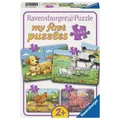 Ravensburger Kinderpuzzle - 12004041 Kleine Bauernhoftiere - my first puzzle mit