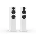 Nubert nuBoxx B-60 | schwarzer Standlautsprecher mit Grauer Front | 1 Stück Passivbox | für junges Wohnen | Kompakte Standbox für HiFi | Lautsprecher bis 35 Hz (-3dB) | ideal im modernen Wohnzimmer