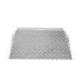 TRUTZHOLM Türschwellenrampe von 4-10 cm Höhe Traglast 250 kg Aluminium grau Stufenrampe Türrampe Überfahrhilfe (10-12 cm)