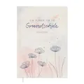 Eine der Guten Lehrerkalender 2025 2026, A5 Grundschulplaner, 1 Doppelseite pro Woche, Softcover Schulplaner für Schuljahr 25/26, Creme Blau Rosa mit Blumen, FSC Papier