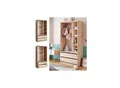 Vicco Kinderkleiderschrank Elmo Eiche 100 x 200 cm mit 2 Schubladen
