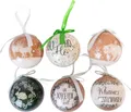 Trend Line Christbaumschmuck TrendLine Deko Set aus 6 Kunststoffkugeln zum