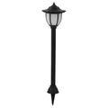 vidaXL Solar-Außenleuchten 6 Stk. LED Schwarz