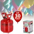 Helium Ballongas ca 30 Ballons Luftballon Heliumflasche Partydeko Hochzeit