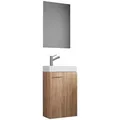 Gästebad Slito 3-tlg. ca. 41 cm  Sonoma Eiche