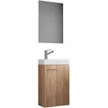 Mid.you Gästebad VCM Slito, Sonoma Eiche, Holzwerkstoff, 41 cm, Badezimmer, Gäste-WC