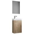 VCM my bath Badmöbel-Set 3-teilig Slito 914135 sonoma-eiche 41,0 x 22,0 x 130,0 cm