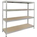 Rivet Metallsteckregal Xxl 180 X 180 X 60 Cm Lagerregal Schwerlastregal Regal