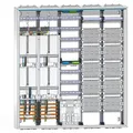 Hager Zählerschrank 3 Zähler TSG Verteiler mit APZ und Multimedia