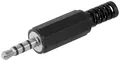 Klinkenstecker-3,5 mm-stereo-4 Kontakte; SS 35 K 4