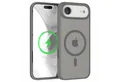 EAZY CASE Handyhülle Outdoor Case MagSafe für Apple iPhone Air 6,5 Zoll, Handyhülle stoßfest Silikon Etui Bumper Case mit Kameraschutz Grau