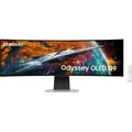 SM S49DG954SU - 124cm Curved Smart Monitor, OLED, USB, Lautsprecher, silber