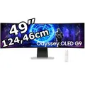 Samsung Monitor Odyssey OLED G9, 49 Zoll, DQHD 5120 x 1440 Pixel, 0,03 ms, 240 Hz, Curved, Gaming