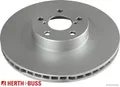 2x Bremsscheibe HERTH+BUSS JAKOPARTS J3307015 2 Bremsscheiben Vorderachse