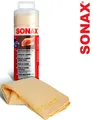 SONAX Autopflegetuch PLUS Trockentuch Trockenleder Reinigungstuch Fensterleder