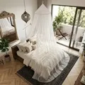 Sekey Moskitonetz Bett Insektenschutz für Einzel- und Doppelbett Fliegennetz 60x220x850cm Einzel Baldachin für Schlafzimmer Reise und Kinderzimmer