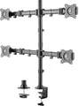 DELTACO Office, Multi-Schreibtisch, 13"-27", 8kg, 75x75-100x100