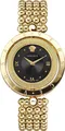 Versace VE7900820 Eon schwarz gold Edelstahl Armband Uhr Damen NEU