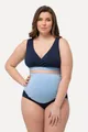 Ulla Popken Bügel-BH Still-Bustier Colorblocking nahtlos Biobaumwolle Schwangerschaft