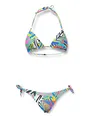 Arena Damen Triangel Bikini Allover, ash Grey Multi, 36