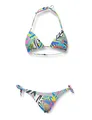 Arena Damen Badeanzug Triangel Bikini Set Allover, Multi, D-36, EU-38