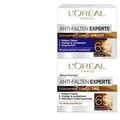 2x50ml Loreal Paris Anti-Falten Experte 65+ Tagescreme & Nachtcreme