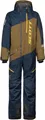 Scott DS Shell Dryo 2023 1-Teiler Snowmobil Kombi, brau/dunkelblau, XL