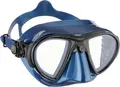 Cressi Erwachsene Nano Taucherbrille, Blau Nery/Schwarz, Uni
